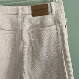 Vintage White Ralph Lauren Corduroy Pants
